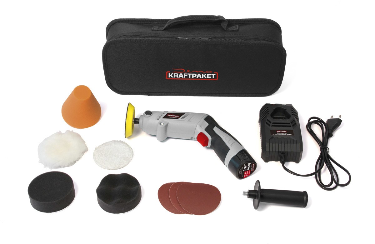 Dino KRAFTPAKET Akku Poliermaschine Multiplex - Set 640256 Polieranlage Image