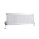 Milano Compact - Modern White Type 22 Central Heating Horizontal Double Panel Convector Radiator - 400mm x 1200mm