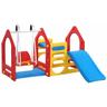 Littletom - Palestrina per Bambini 1-4 anni 155x135cm Casetta gioco incl Scivolo Altalena Scalata