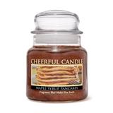 A Cheerful Candle LLC Maple Syrup Pancakes Scented Jar Candle Paraffin in Brown | 7 H x 4 W x 4 D in | Wayfair CS58