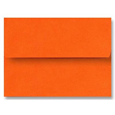 Free Shipping 100 Boxed Pumpkin Orange Envelopes for 5" X 7" Cards Invitations Announcements from Th
