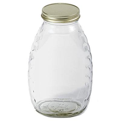 Little Giant Farm & Ag HJAR16 Glass Jar (12 Pack), 16 oz, Natural