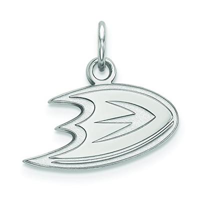 Sterling Silver NHL LogoArt Anaheim Ducks XS Pendant