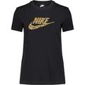 Nike Damen T-Shirt NSW La, Black/Black, XS, CD4145