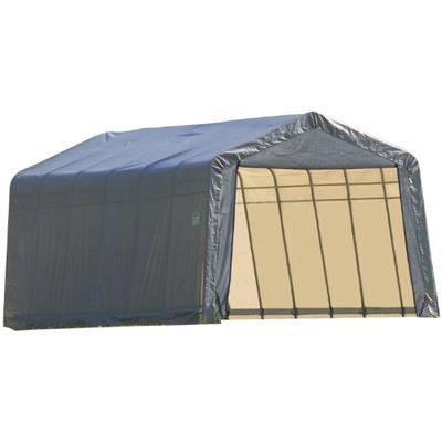 ShelterLogic 71434 Grey 12'x20'x8' Peak Style Shelter