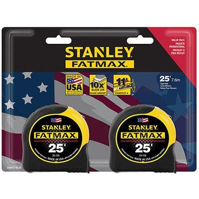 Stanley Consumer Tools FMHT74038 25' Fatmax Tape Measure (2 Pack)