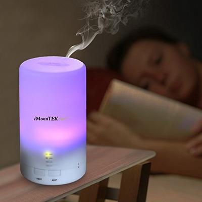 Ultrasonic Aromatherapy Essential Oil [Aroma Diffuser] 50ml Portable Cool Mist Aroma Humidifier W/7