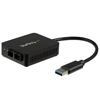 StarTech.com USB to Fiber Optic Converter - 1000Base-SX SC - MM - Windows/Mac/Linux - USB 3.0 Ethern