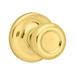 Kwikset Mobile Home Polished Brass Steel Passage Door Knob 3 Grade Right or Left Handed Metal in Yellow | 4.5 H x 3.25 W in | Wayfair 92001-519