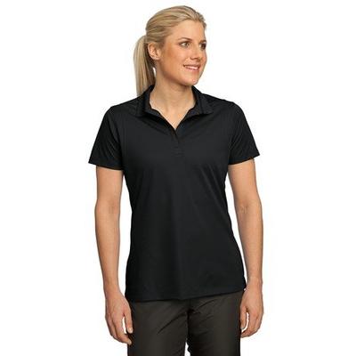 Sport-Tek Women's Micropique Sport Wick Polo S Black