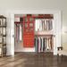 John Louis Home Solid Wood Walk-In Closet System w/ 6-Drawers & Glass Doors Solid Wood in Brown | 16 D in | Wayfair JLH-319