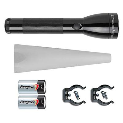 MAGLITE Outdoor Adventure Pack - ML50L 2-Cell C LED Flashlight, Black, Mid-Size, ML50L-I2TQG - Wand,