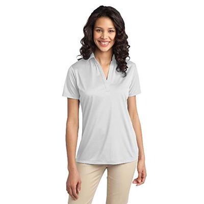 Port Authority Ladies Silk Touch Performance Polo. L540 White 3XL