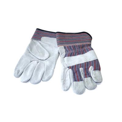 Memphis MPG1200XL Economy Grade Leather Gloves White/Red X-Large 12 Pairs, White / Red