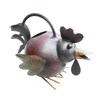D-Art Collection Iron Watering Can, Rooster