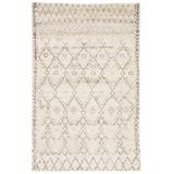 Jaipur Living Zola Hand-Knotted Geometric Ivory/ Brown Area Rug (12'X15') - RUG130069