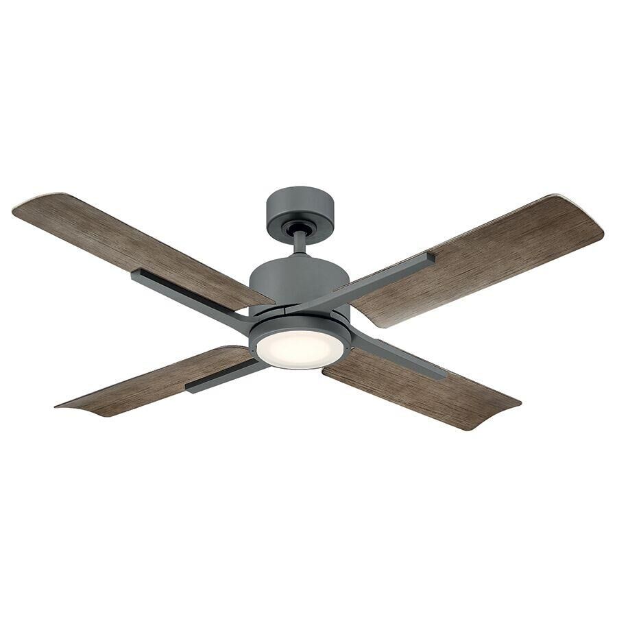 Modern Forms Cervantes Outdoor Rated 56 Inch Ceiling Fan with Light Kit - FR-W1806-56L35GHWG