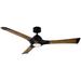 Modern Forms Woody Outdoor Rated 60 Inch Ceiling Fan with Light Kit - FR-W1814-60L27MBDK