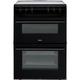 Amica 60cm Double Oven Electric Cooker with Ceramic Hob - Black