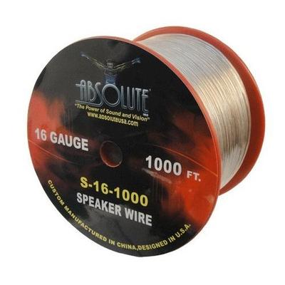 Absolute S161000 16-Gauge Spool Speaker Wire (1000 Feet)