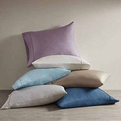 Madison Park 800 Thread Count Cotton Blend Sateen Sheet Set Aqua Queen