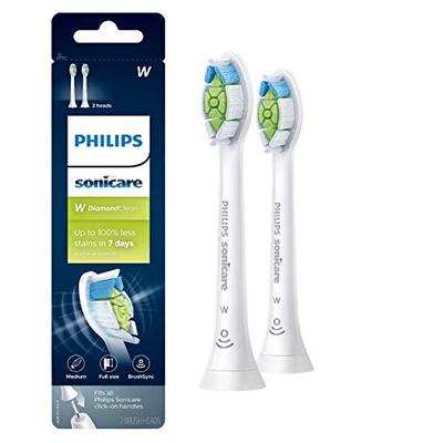 Genuine Philips Sonicare DiamondClean replacement toothbrush heads, HX6062/65, BrushSync technology,