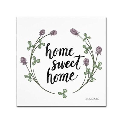 Happy to Bee Home Words I by Sara Zieve Miller, 35x35-Inch Canvas Wall Art