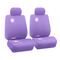 FH Group FB053PURPLE102 Seat Cover (Flower Embroidery Airbag Compatible (Set of 2) Purple)