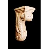 Alston Inc. Acanthus 6 1/2"H x 3"W x 3 1/2"D Corbel Wood in Brown | 6.5 H x 3 W x 3.5 D in | Wayfair 7092