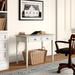 Three Posts™ Watkinsville 2 Drawer Desk Wood in Brown/Gray/White, Size 30.2 H x 39.5 W x 19.75 D in | Wayfair A4827C513D4D4475AF89D1D72E9CB4AB