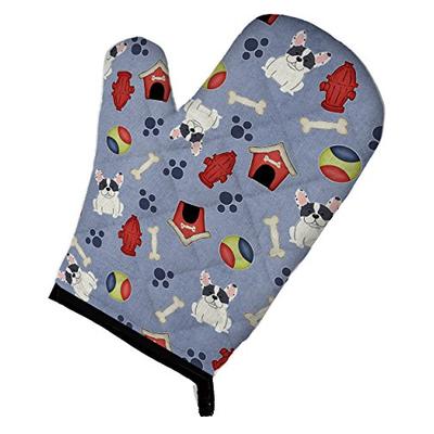 Caroline's Treasures BB2624OVMT Dog House Collection French Bulldog Piebald Oven Mitt, Large, multic