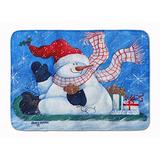 Caroline's Treasures PJC1078RUG Come Ride with Me Snowman Machine Washable Memory Foam Mat, 19 X 27, screenshot. Rugs directory of Home & Garden.