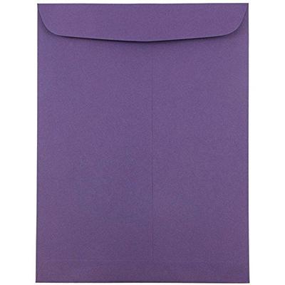 JAM PAPER 9 x 12 Open End Catalog Premium Envelopes - Dark Purple - 100/Pack