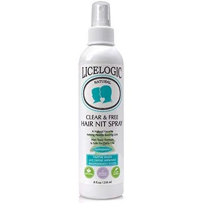 LiceLogic Natural Lice And Nit Hair Spray - Non-Toxic Formula Kills Super Lice, Nits and Eggs, 8 oz