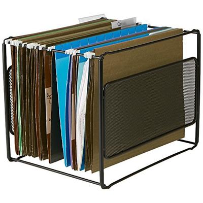 Mind Reader BOXFILE-BLK Hanging Metal File Box Black