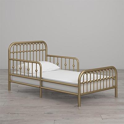 Little Seeds Monarch Hill Ivy Metal Toddler Bed, Gold