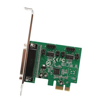 IO Crest 2 Port Parallel 1 Por Serial PCIe x1 Card, PCI Express to DB25 and DB9 with Low Bracket, Su