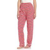 Leveret Women Fleece Sleep Pants Red & White Striped Medium screenshot. Sweaters directory of Sweaters & Vests.
