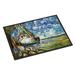 Caroline's Treasures JMK1080MAT Shrimp Boat 101 Indoor or Outdoor Mat 18x27, 18H X 27W, Multicolor