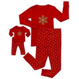 2 Piece Matching Doll Snowflake 6 Years, Red/Green screenshot. Sleepwear directory of Clothes.