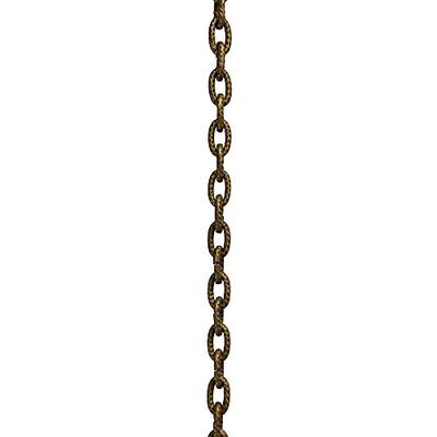 RCH Hardware CH-34-AB Decorative Solid Chain for Hanging, Lighting-Mottled Standard un-Welded Links