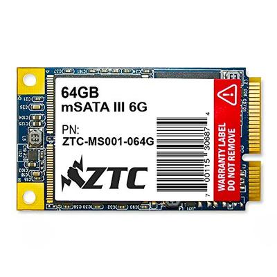 ZTC 64GB Bulwark V2 mSATA 6G 50mm Enhanced SSD Solid State Drive Model ZTC-MS001-64G