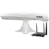 KING KF1000 Falcon Automatic Directional WiFi Antenna with WiFiMax Router and Range Extender - White screenshot. Bridges & Routers directory of Computers & Software.