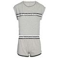 Calvin Klein Women's S/s Short Set Pyjama, Grey (Grey Heather 020), Large