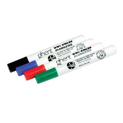 Ghent Set of 4 Markers, Assorted Colors (M4-A)
