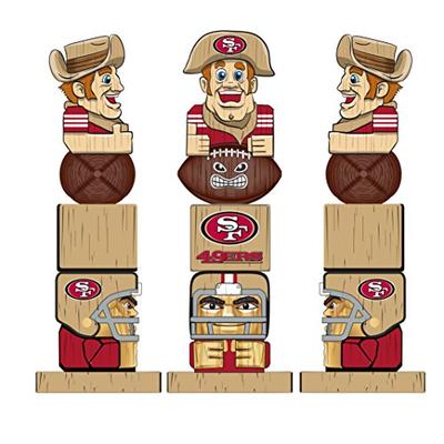 Team Sports America NFL Tiki Totems (16 Inches, San Francisco 49ers)