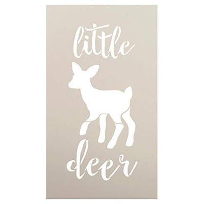 Little Deer - Fawn - Word Art Stencil - STCL1758 - by StudioR12 (10" x 20")
