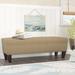 Alcott Hill® Potrero Wood Flip Top Storage Bench Polyester/Wood in Brown | 19 H x 56 W x 19 D in | Wayfair 048F2BB76A324E2484302AE4C193475B