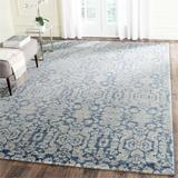 Blue/White 108 x 0.35 in Area Rug - Alcott Hill® Weigle Floral Blue/Beige Area Rug Polypropylene | 108 W x 0.35 D in | Wayfair