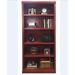 Longshore Tides Irie 72" H x 32" W Solid Wood Standard Bookcase Wood in Red | 72 H x 32 W x 12.875 D in | Wayfair 295B5F31FC32483D985BDEA16F4D2F0E